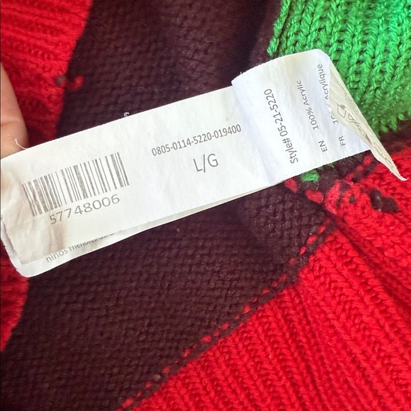 Ugly Christmas Sweater Elf Sweater. Urban Heritage Happy Holidays Size L - Picture 3 of 7